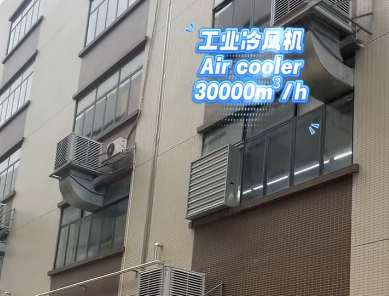 3kw工業冷風機安裝案例