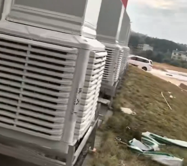 3kw工業冷風機安裝現場